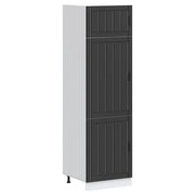 Mobile da cucina Lucca pratico spazio contenitivo 60 x 57 x 207 cm legno composito nero 02_0050213