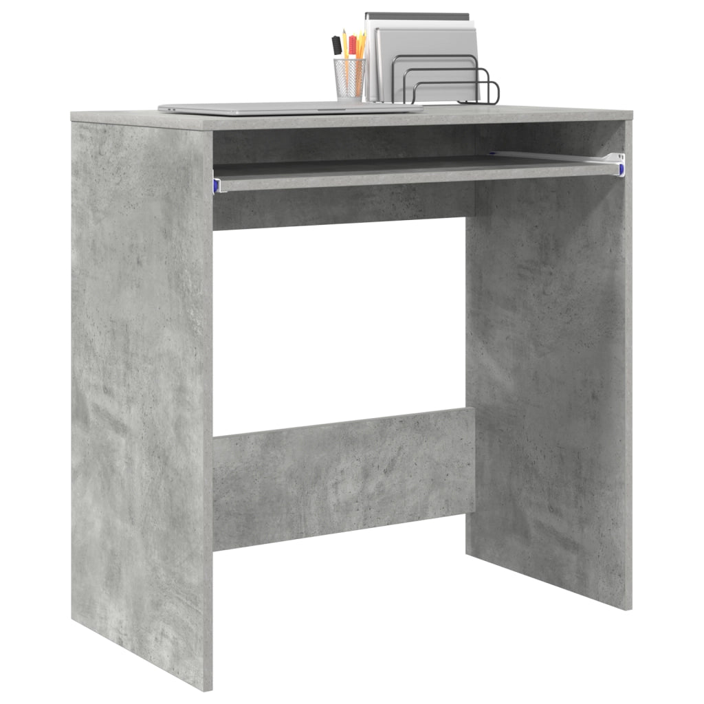 Scrivania per Computer Grigio cemento Truciolare
