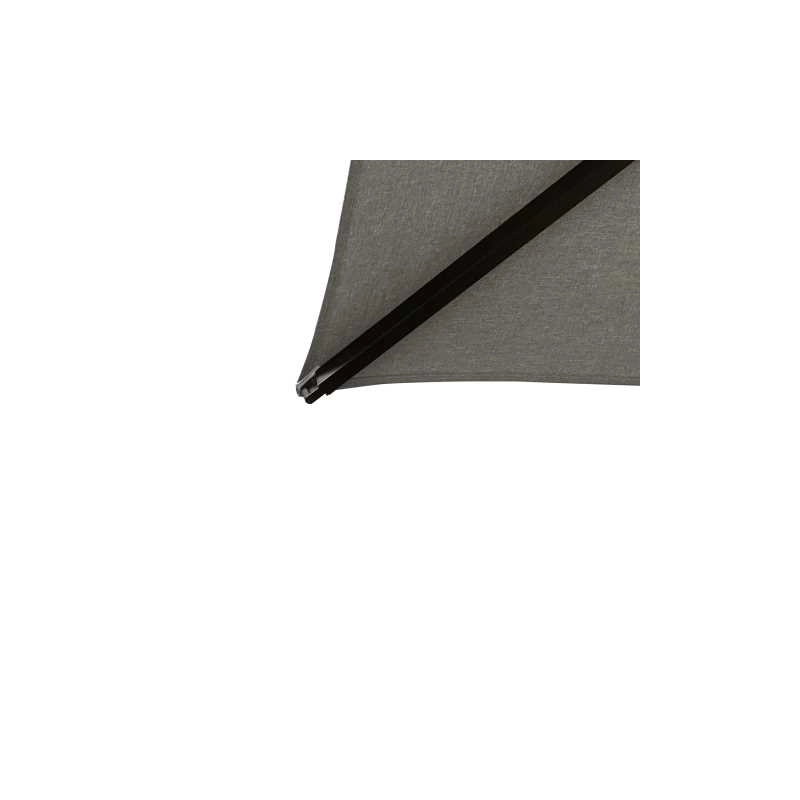 Ombrellone Noah alluminio palo lateraleantracite m3x3h2,42 con cover