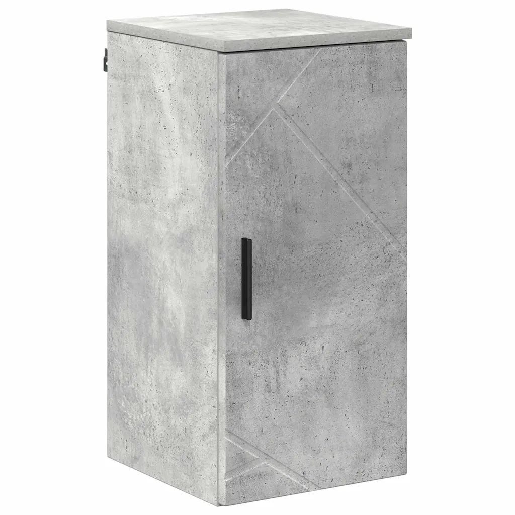 Set di mobili per il bagno con cassetto 5 pcs Grigio cemento 3392996