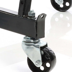 Cavalletto alzamoto a rotelle, max 680 kg, per moto e Quad