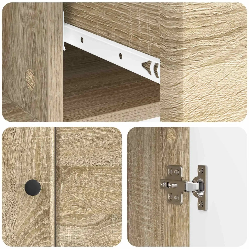 Credenza Rovere Sonoma 66 x 34,5 x 90 cm Legno ingegnerizzato 895547