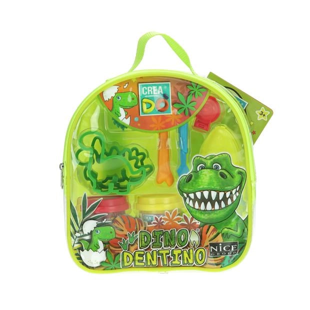 dino dentino zainetto set pasta da modellare