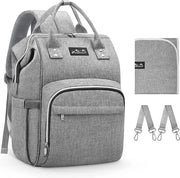 Borsa di viaggio per bambini, sacchetto di trasporto, borsa per bambino, impermeabile in Oxford, grande capacità, borsa multifunzionale per uscire con un cuscino di copertura per bambini e due cinture per passeggino