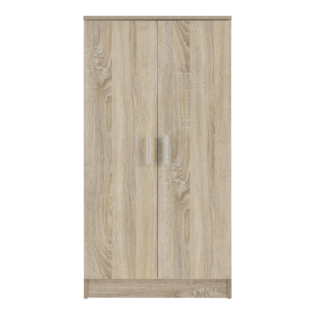 Armadio Portascarpe Notribontaa con 7 Scomparti Scarpiera 108 x 55 x 35 cm - Effetto Rovere Sonoma [en.casa]