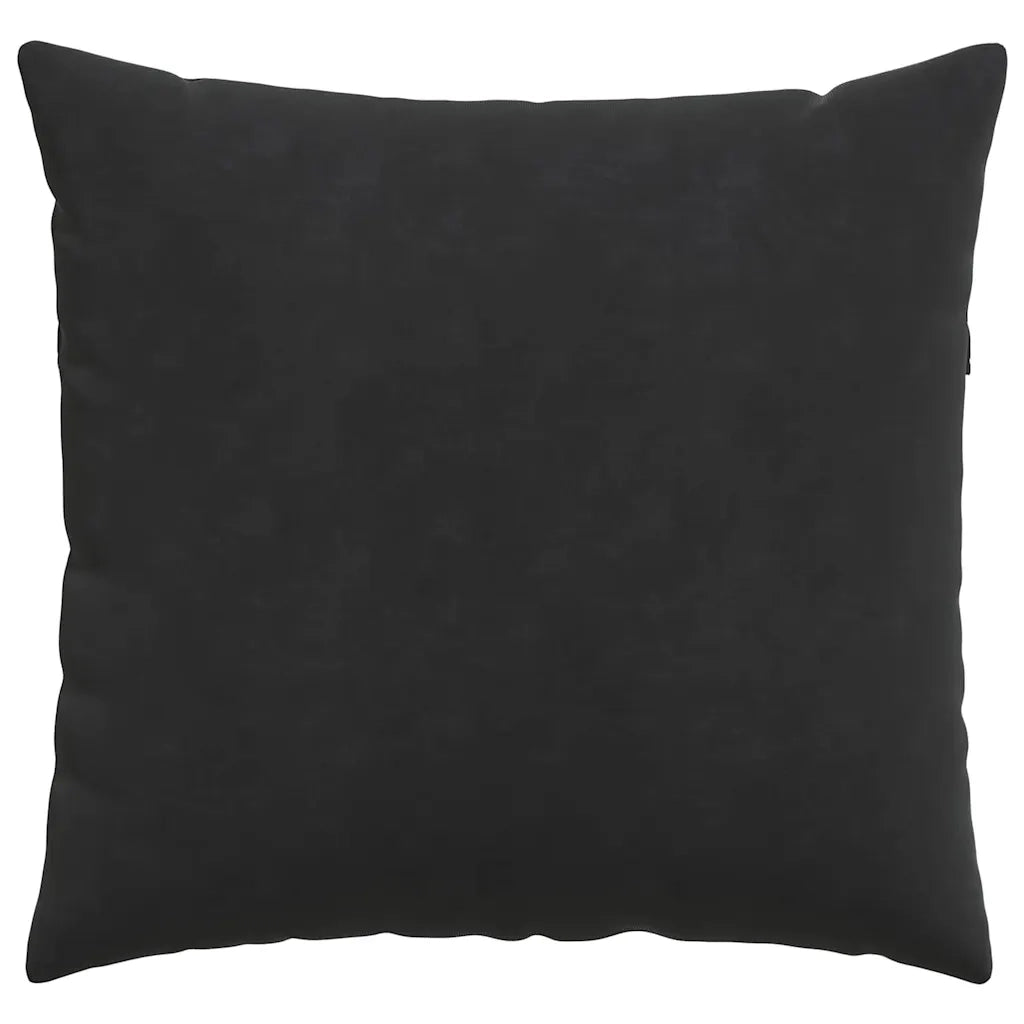Cuscini da Divano 2 pz-Set di 2 Cuscini per Sofa Nero 50 x 50 cm Tessuto in Cords