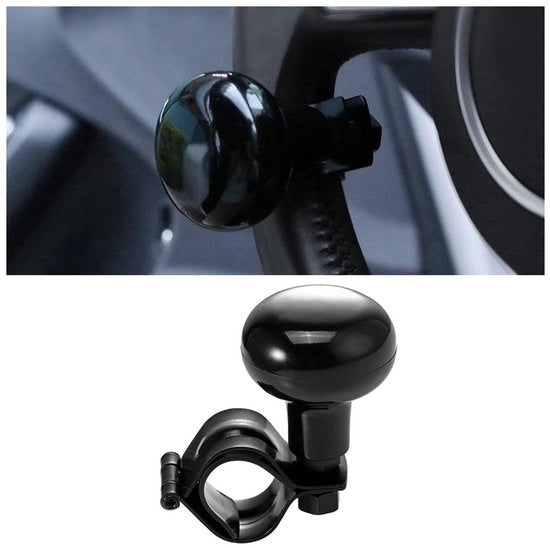 Stabilizzatore di direzione universale - Pulsante di sterzo - Pulsante di controllo - Spinner - Assistente di sterzo - Materiale plastico/metallo - Controllo 360 gradi