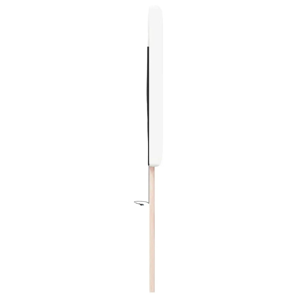 Testiera LED Bianco 180 cm Pelle Sintetica 42007310