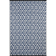Tappeto da interno/esterno in plastica reversibile "Ikat"