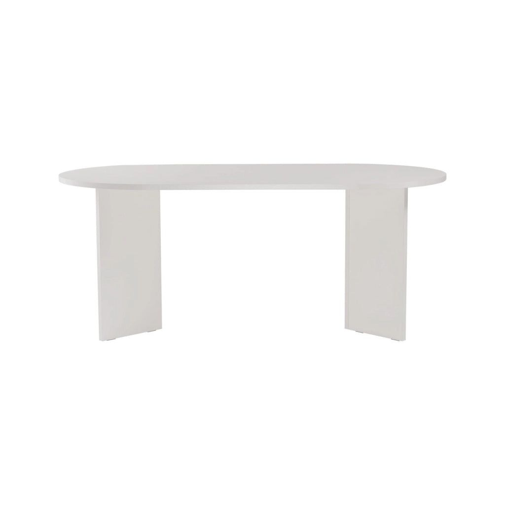 Monterano, Tavolo Fisso 6 Posti, 180x89.5x75h cm Bianco