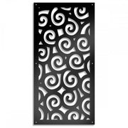 RICCI - Pannello Quadro arredo PVC traforato - PARASOLE Misura: 98x198 cm, Colore: nero