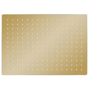 Testa Doccia a Pioggia Acciaio Inox 40x30 cm Rettangolare Oro CFW6778864