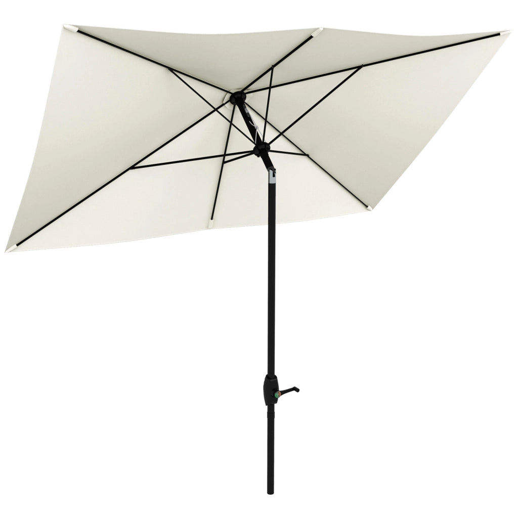 Ombrellone Rettangolare da Giardino ¨C Zephmum ¨C Beige 2x3 m