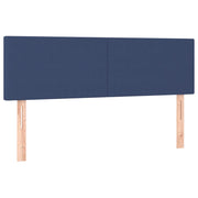 Testiera | Testata Blu 144x5x78/88 cm in Tessuto