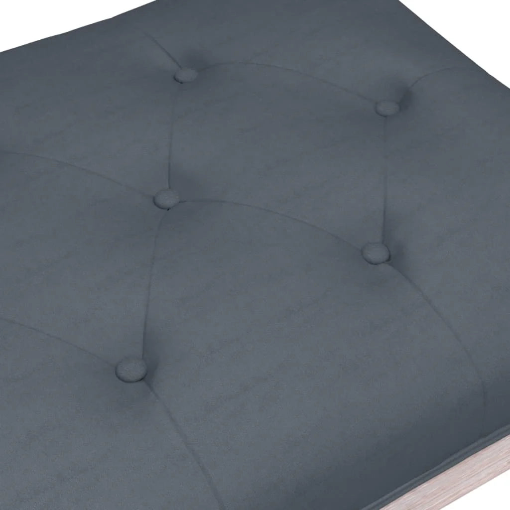 Panca 110 x 40 x 49 cm velluto grigio scuro 02_0010662