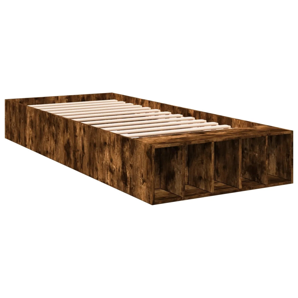 Telaio del letto con storage Rovere Fumo 80 x 200 cm 3429559