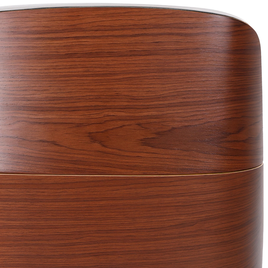 Sedia da ufficio Varel Noce/crema