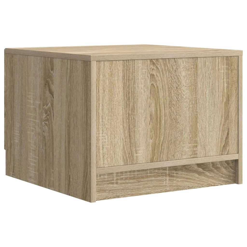Tavolino da salotto con cassetto Rovere Sonoma 49 x 50 x 37 cm