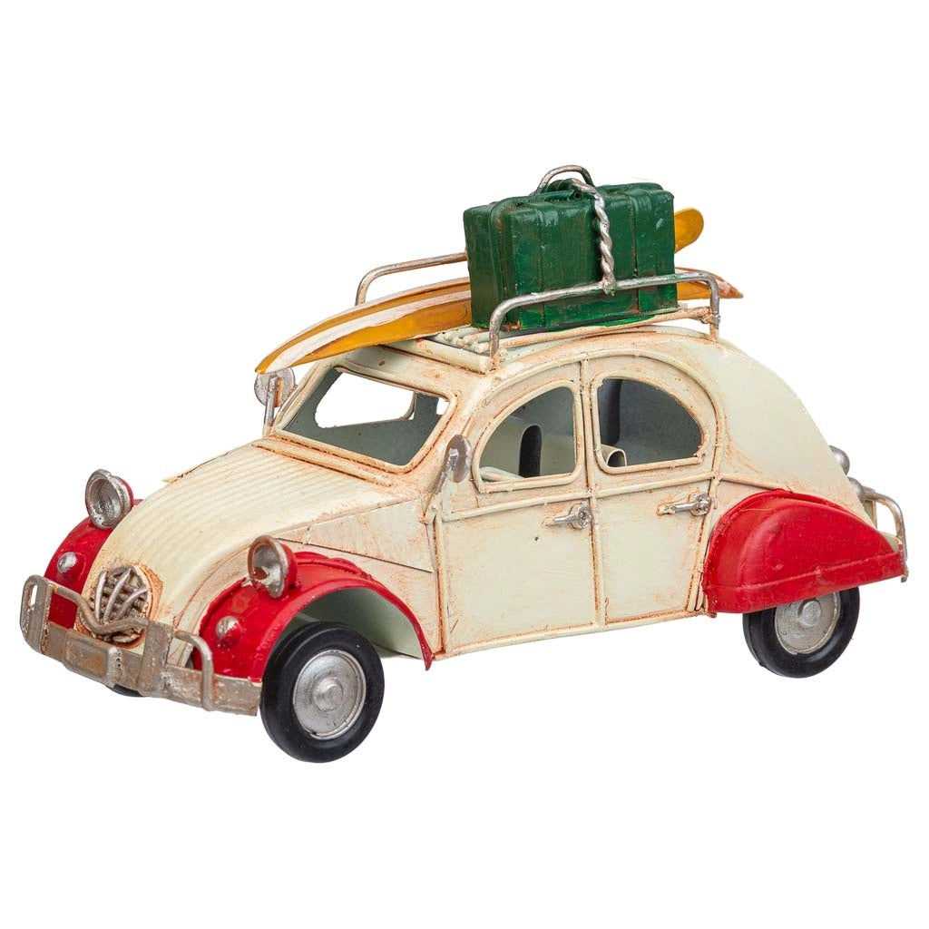 Auto in metallo marrone 16,5x7,5x9,5h