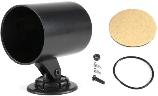 Contenitore per strumenti universale - Adatto per 52mm - Installazione facile - Materiale in materiale plastico - Nero - Utilizzo pratico e duraturo
