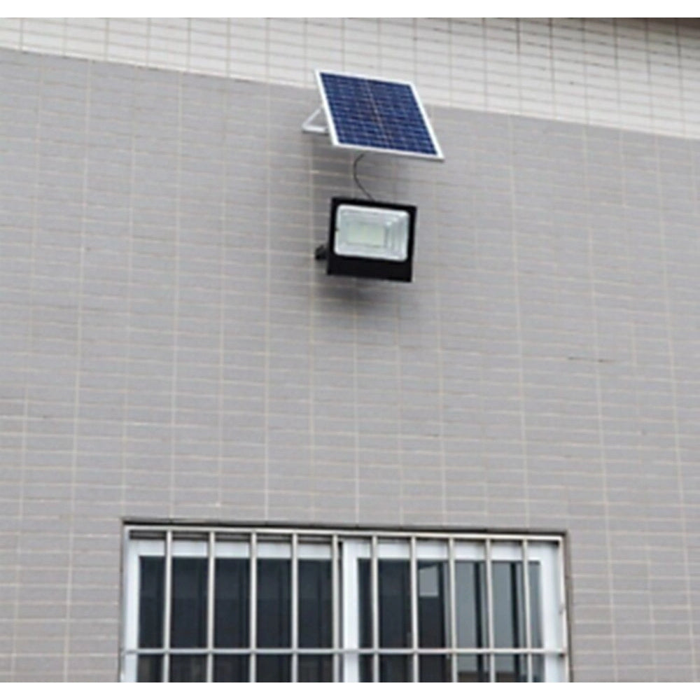 Trade Shop - Faro A Led Con Pannello Solare 200 W Luce Bianca Fredda 6500k Batterie Al Litio -
