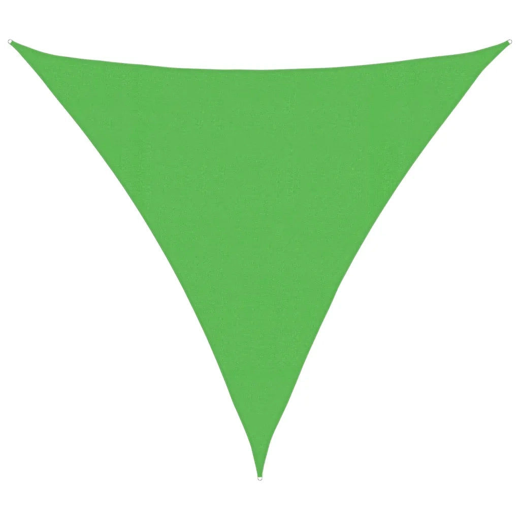 Vela Parasole | Telo Ombra | Vela da ombra 160 g/m2 Verde Chiaro 4x4x4 m in HDPE