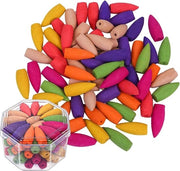 Set di candele di incenso miste di profumi naturali 70 pezzi per casa, ufficio, cucina, camera da letto e stanza yoga