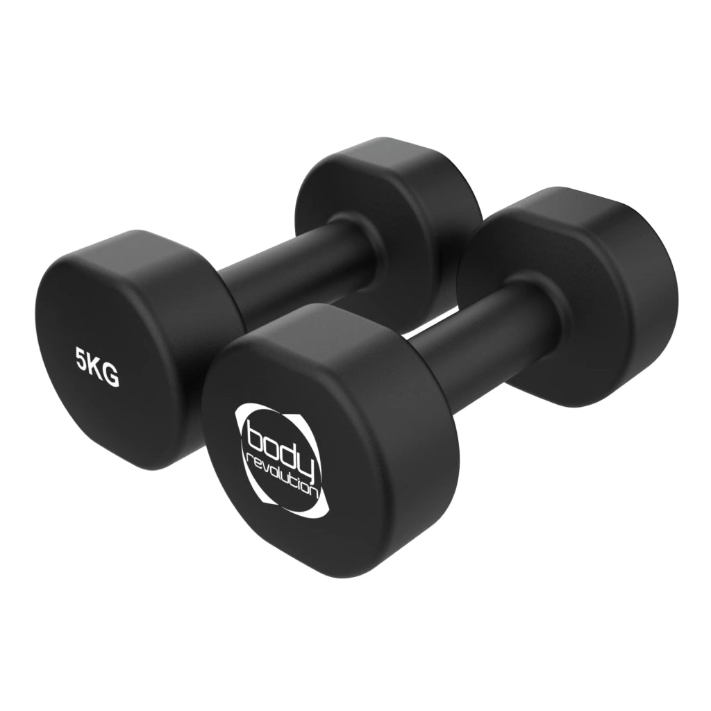 Manubri neoprene 2 x 5kg antiscivolo