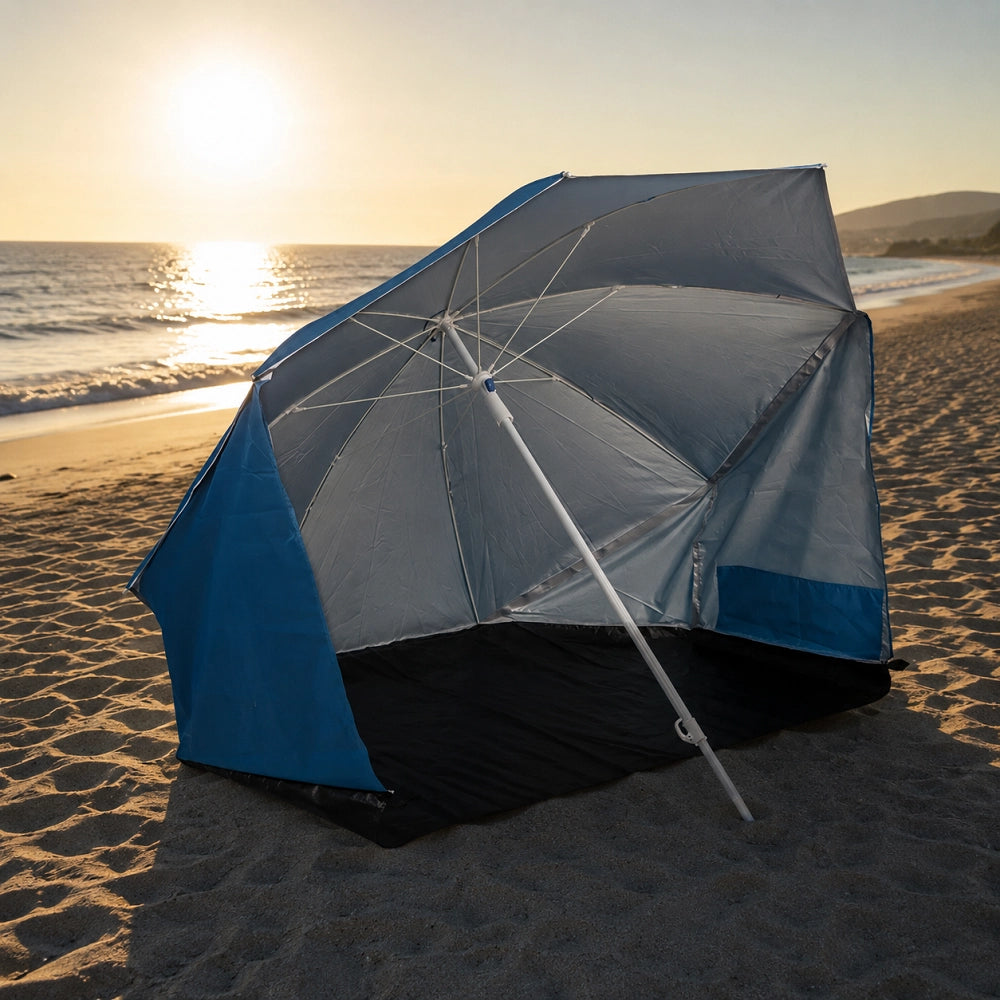 Ombrellone Tenda da Spiaggia Portatile cm. 200 con sacca