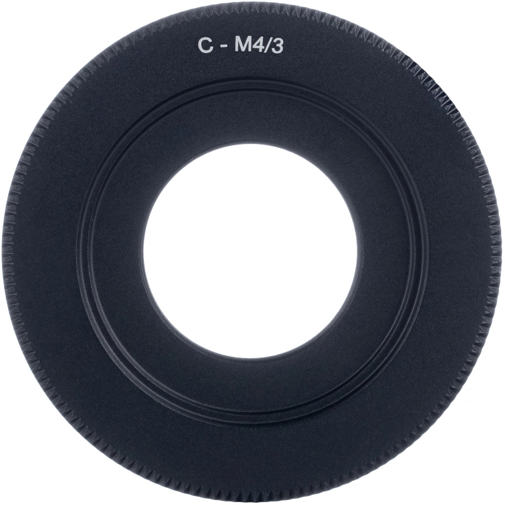 Adattatore C-Mount a Micro 4/3 – Compatibile con Fotocamere Olympus PEN e Panasonic | Alluminio Ossidato, Alta Durata