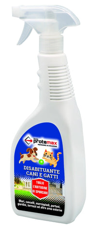 DISABITUANTE REPELLENTE CANI E GATTI ml. 750 12.00 pz