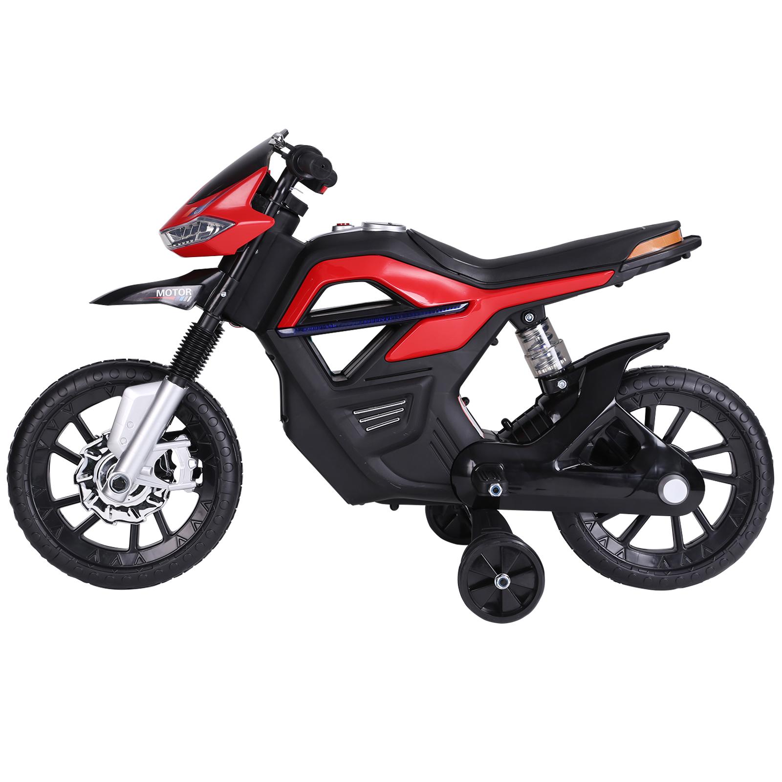 Moto Elettrica per Bambini 6V  Rossa