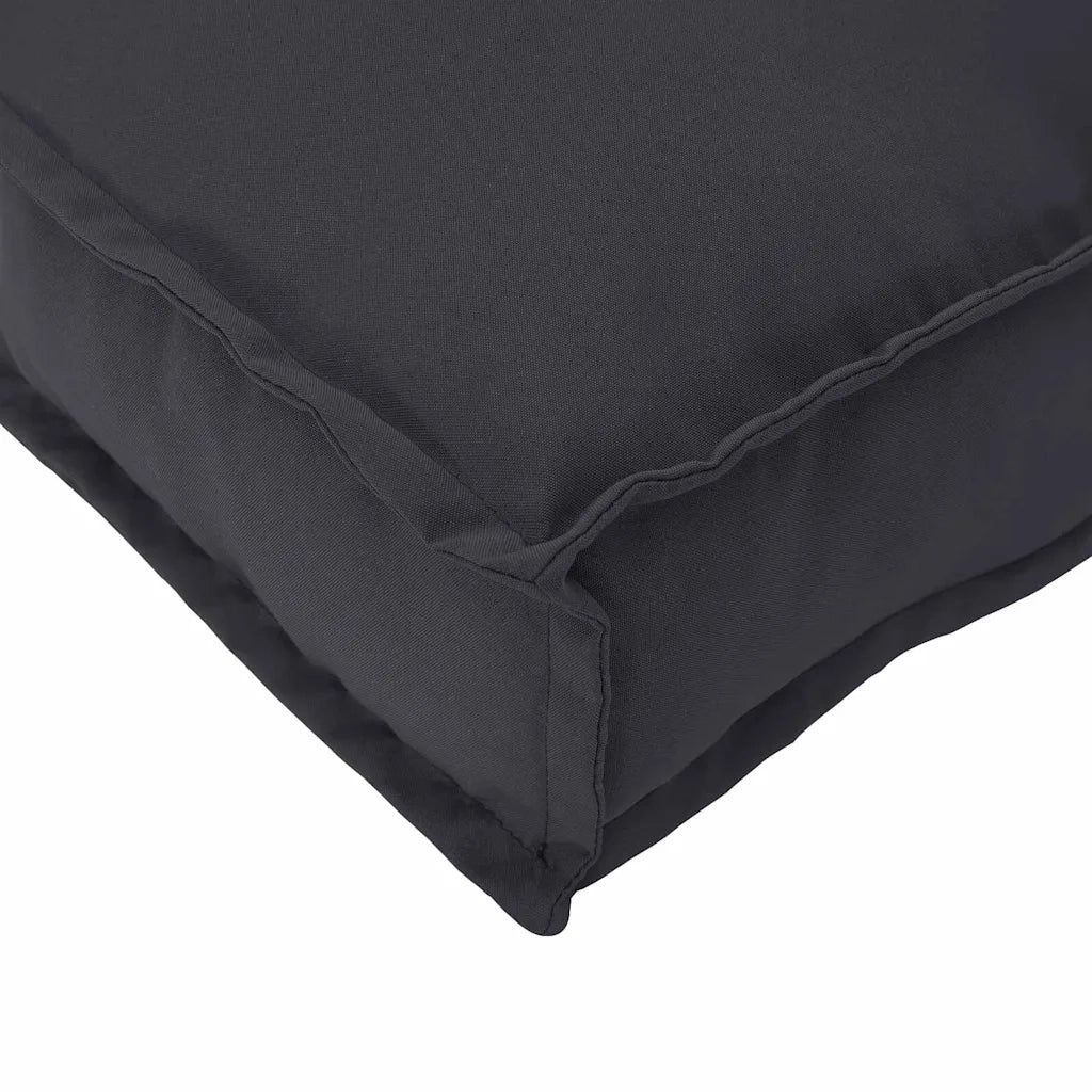 Cuscino Nero 70 x 70 x 12 cm Tessuto Oxford 42001502