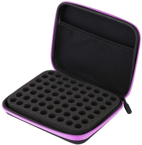 Organizzatore di Olio Essenziale - Grande Capacità - Blu - Borsa Portatile - Adatto per l'Uso Casalingo