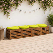 Cuscini per Sedia in 4 Pezzi 4 pz 100% Poliestere 945324