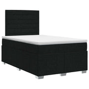 Letto box spring con materasso Nero 120 x 190 cm Tessuto 3454087