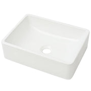Lavandino-Lavello in Ceramica Bianca 41x30x12 cm
