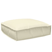 Cuscino per pallet di per seduta crema 50x50x12 cm in tessuto oxford
