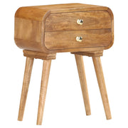 Comodino 40x30x58 cm in Legno Massello di Mango cod mxl 56105