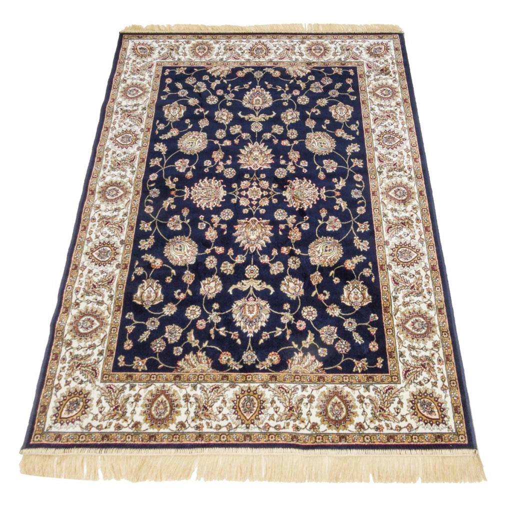 Tappeto RUBINE 492 Ziegler BLU cm.250x380 disegno classico persiano stile orientale tradizionale. Tappeto salotto, soggiorno, camera da letto, ingresso, corridoio.