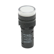 Indicatore di segnale LED bianco 220V AC 16mm Breckner Germany