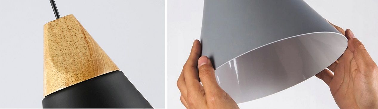 Lampada Da Soffitto Scandi C Grigia