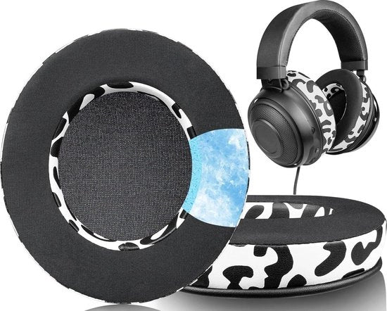 Orecchini raffreddanti a gel per Razer Kraken 2019 Tournament Edition - Nero