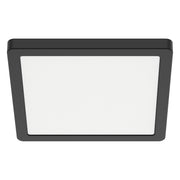 Plafoniera LED quadrata moderna 29,5cm nera 24W EVORA Milagro