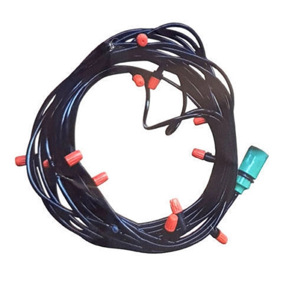 Trade Shop - Kit Nebulizzatore Ad Acqua Nebulizzazione Gazebo Ombrellone Giardino 10 Metri -