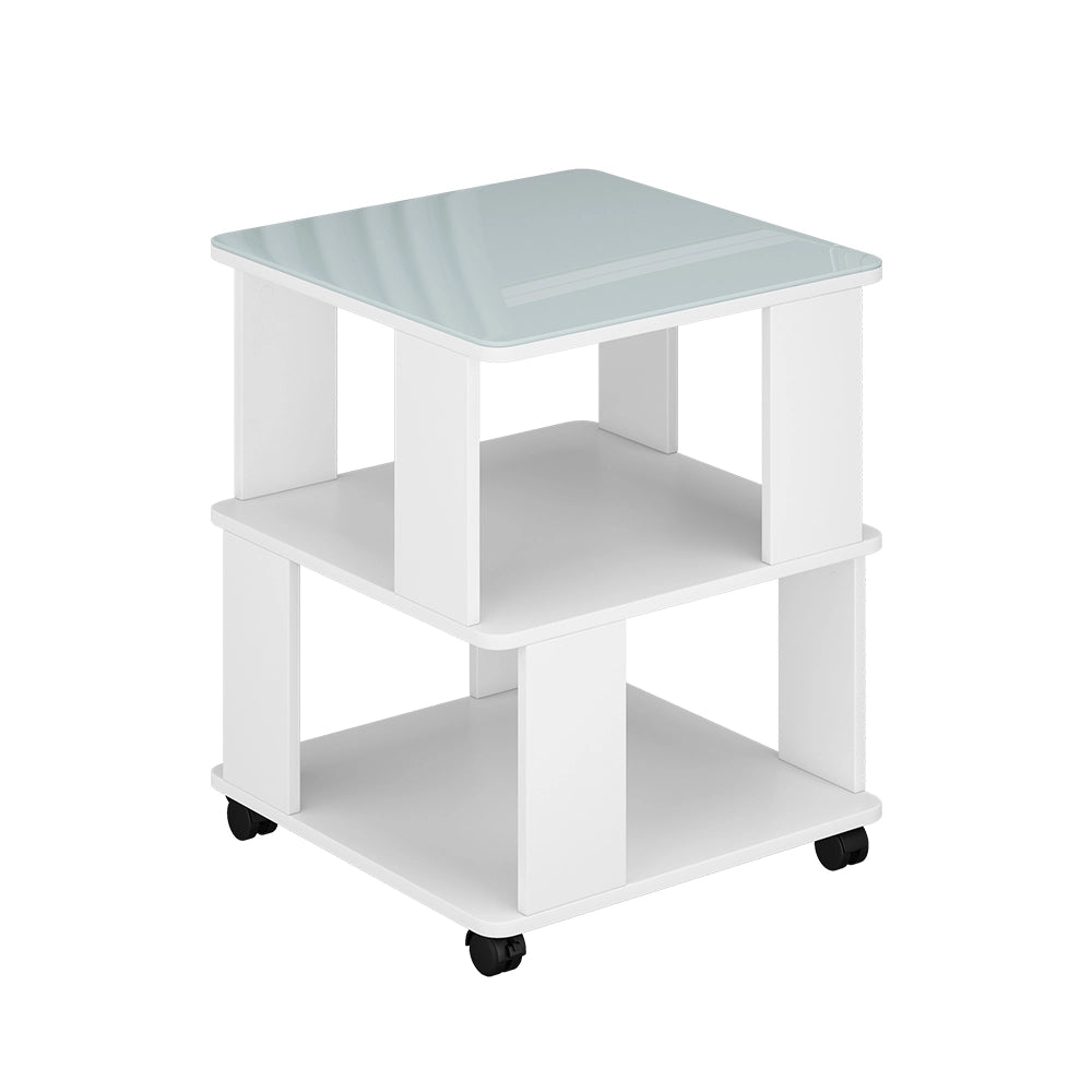 Vicco Tavolino Bianco 50 x 50 cm