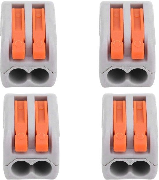 Accessori di connessione a cavo in metallo con clip rapido - 100 pezzi - Sicuro e affidabile - Adatto per uso professionale.