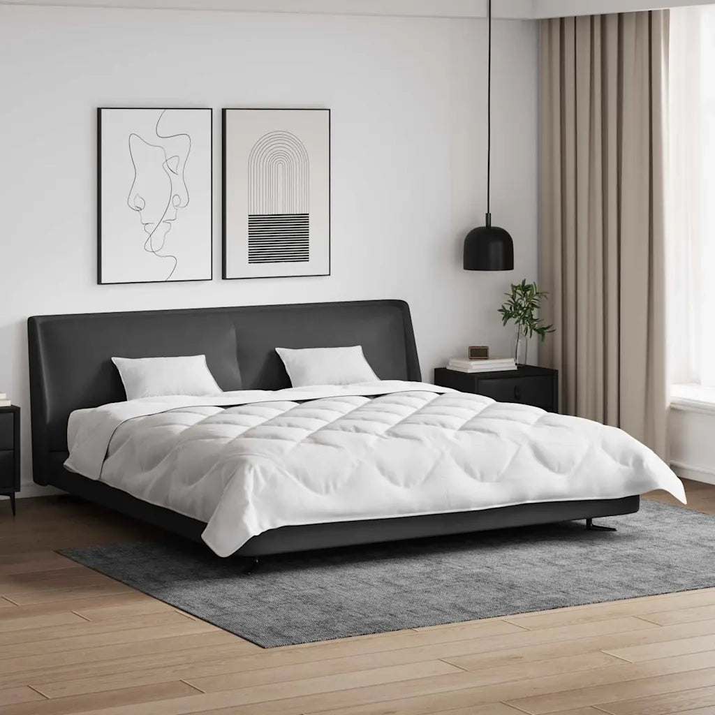 Set di piumini con cuscino 3 pcs Bianco 260 x 220 cm Microfibra