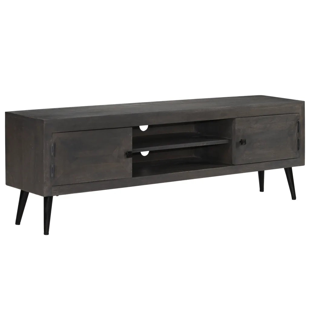 Mobile Porta TV in Legno Massello di Mango 140x30x45 cm 245910