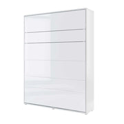 LETTO 12 160x200 VERTICALE BIANCO LUCIDO
